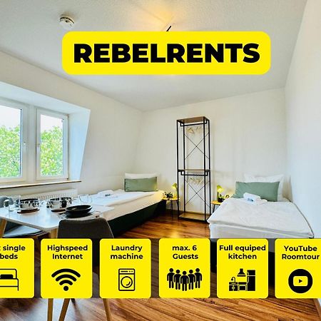 #3 Rebelrents - 6P Apartment, Modern, Stylisch Und Zentral! 蔡茨 外观 照片